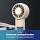 image 6 of GEEPAS Handheld Portable Mini Fans Pack of 2(Pink & Cream)