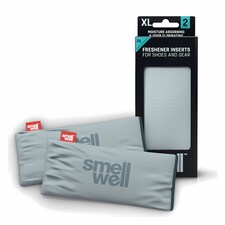 SmellWell XL Freshener Inserts - Odour Protection for Shoes, Boots and Gloves | Grey | Light Grey