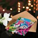 image 4 of Cheetah Jungle Plants Colourful Animal Portrait Birthday Greeting Card
