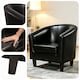 image 6 of Tub Chair Faux Leather Arm Chair
