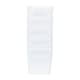 image 1 of Wham Studio 5 x 720ml Square Plastic Storage Baskets White