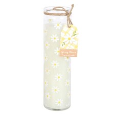 Something Different Daisy Tube Candle - White/Clear - One Size