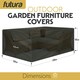 image 6 of Futura Rectangular 280x204x106cm Waterproof Garden Furniture Cover 600D | Black | Black | 280x204x106cm | 1