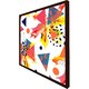 image 2 of Maple leaves & geometric patterns (Picutre Frame) Black | XL
