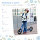image 4 of HOMCOM Push Scooter, Teen Kids Scooter with 12" EVA Tyres, Blue