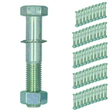 M16 (16mm) x 90mm High Tensile Tow Bar Ball Fixing Bolts Washers + Nuts 50 Pack