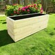 image 1 of Suffolk Planter - Wood - L150 x W30 x H30 cm | Brown