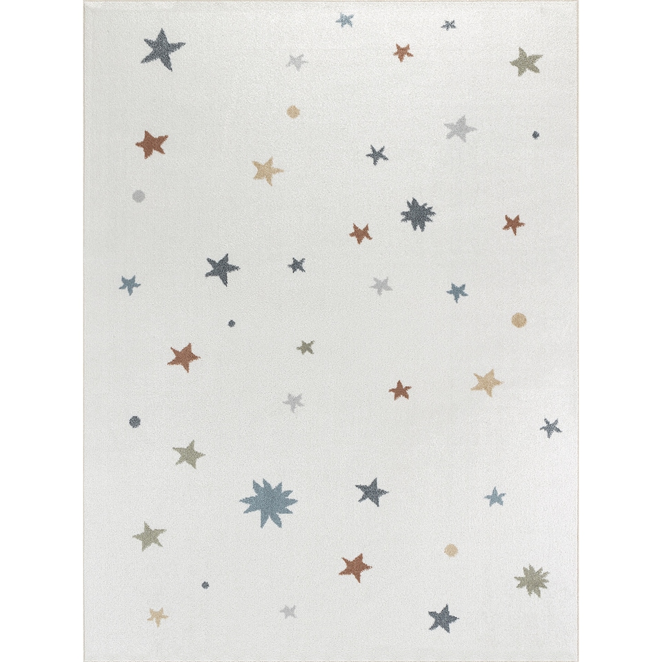 image 1 of LIVABLISS Lillian-Kids Washable Rug 120 x 170 cm | Beige Orange Green Grey