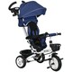 image 1 of HOMCOM 6 in 1 Trike for Toddler 1-5 Years with Parent Handle, Dark Blue