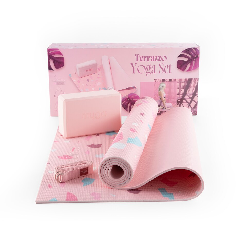 image 1 of Myga Yoga Starter Set - Terrazzo | Blue