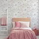 image 5 of Superfresco Easy Pink Flower Wall Floral Wallpaper Pink | Pink