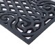 image 3 of Nicoman Victorian Style Rubber Outdoor Door Mat Grey 75 x 44cm