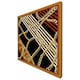 image 1 of Chains & stripes (Picutre Frame) Brown | Oak | L