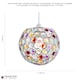 image 7 of Modern Round Globe Easy Fit Pendant Shade with Small Multi Acrylic Bead Jewels | Multi | Multi-coloured | 1