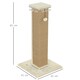 image 7 of PawHut Cat Scratching Post with Vertical Sisal Rope Ball Plush, 81cm, Beige
