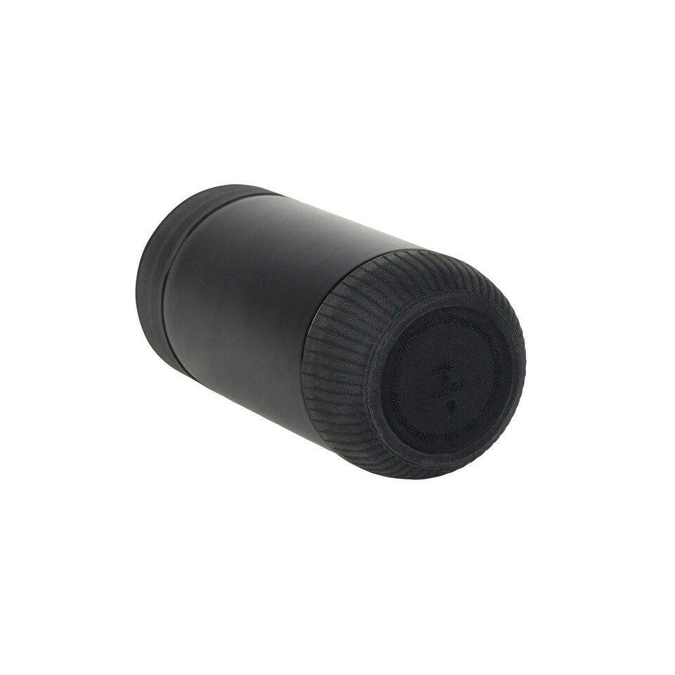 image 1 of Vinga Erie Recycled Stainless Steel 350ml Mug - Black - One Size Black