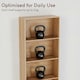 image 6 of Vida Designs Cambridge 4 Tier Large Bookcase Display Storage, Oak