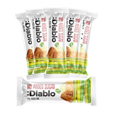 Diablo No Added Sugar Lime Muesli Bar 30g 6 Pack