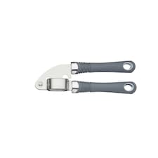KitchenCraft Garlic Press Grey Soft Grip