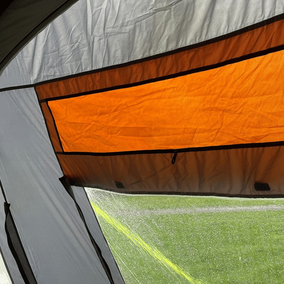 image 1 of Cubo Breeze® v2 Campervan Awning - Charcoal & Orange