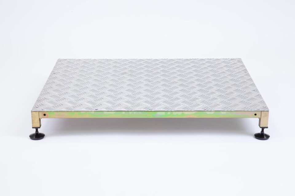 image 1 of The Ramp People Adjustable Mobility Step - Metal Outdoor Half Step