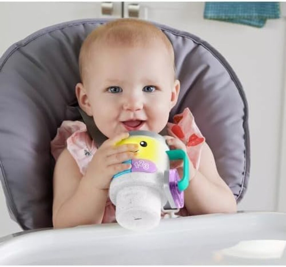 image 1 of Fisher Price Laugh And Learn Wake Up Coffee Mug Toy