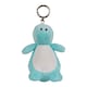 image 1 of Mumbles Dinosaur Keyring | Blue | Turquoise/White | 1