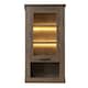 image 5 of Corona 1 Door  Wall Display Cabinet in Tabak Oak