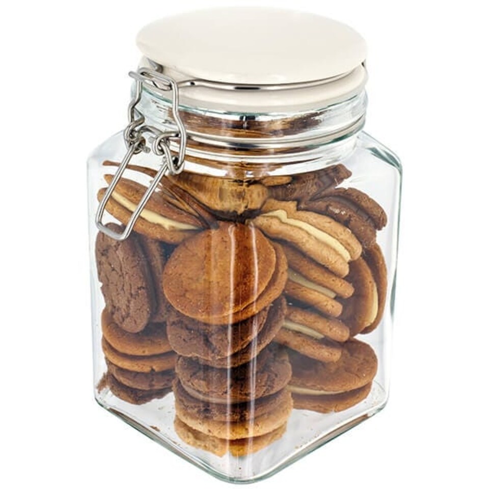 image 1 of Judge Kitchen Clip Top Storage Jar 1.1L