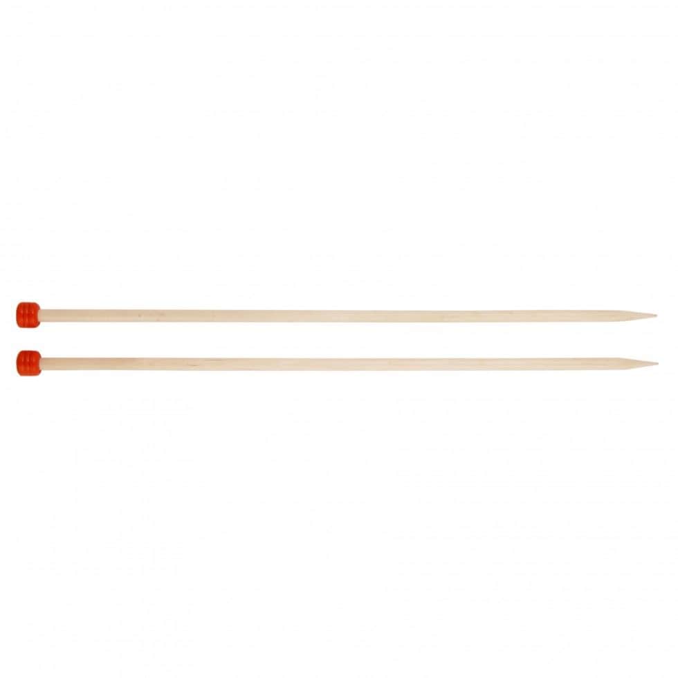 Knit Pro Basix Beech Wood Knitting Needles 3.25mm x 35cm for Knitting - per pack