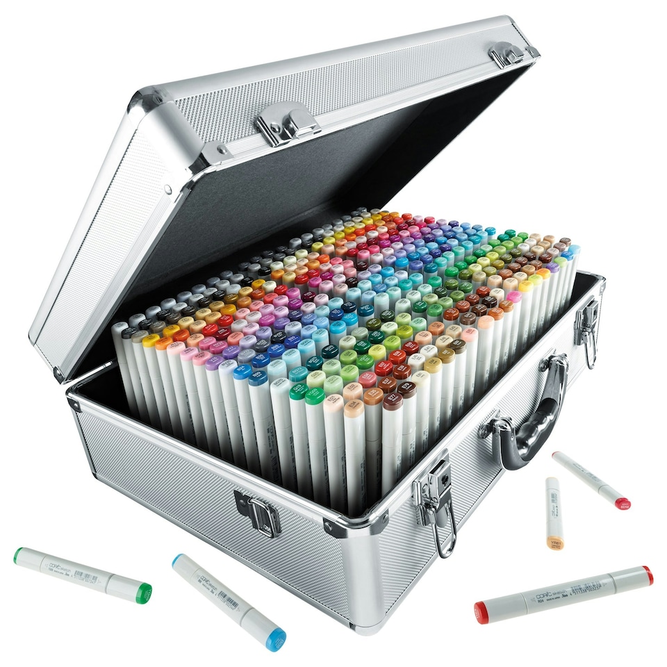 image 1 of Copic Sketch Marker, Multicoloured, Set of 358