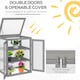 image 5 of Outsunny 3-tier Wood Greenhouse Plant Storage Shelf Garden Cold Frame Grow House