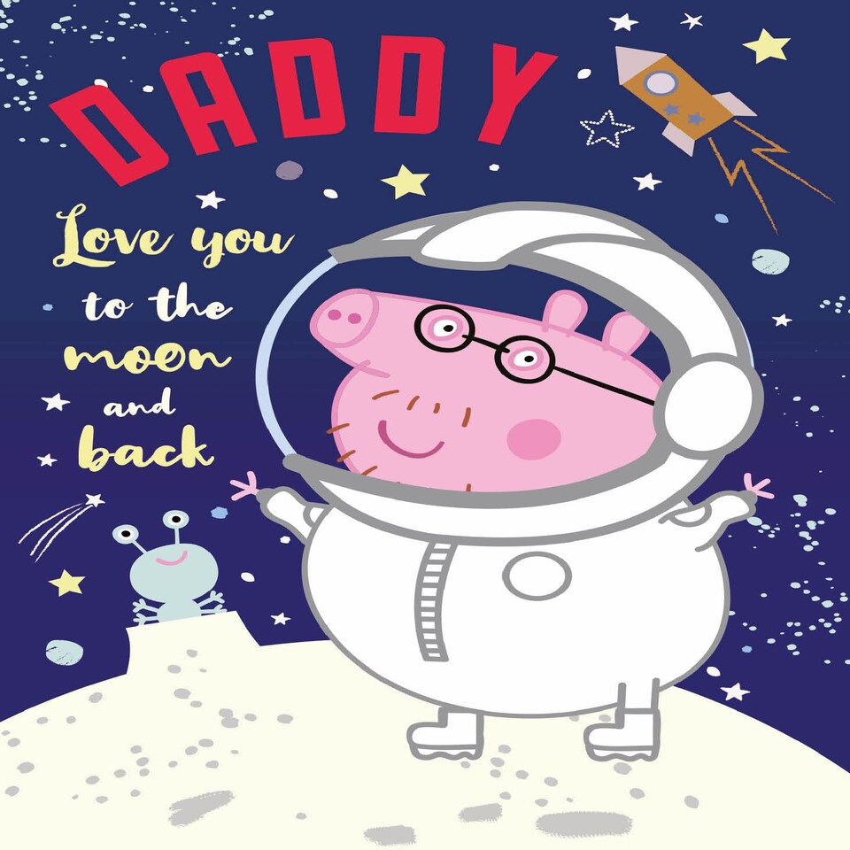 image 1 of Peppa Pig Daddy Birthday Card