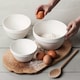 image 6 of Wm Bartleet & Sons Porcelain Pudding Basin, Set of 3 White