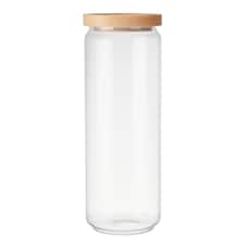 KitchenCraft Storage Jar Clear Glass 1.3L