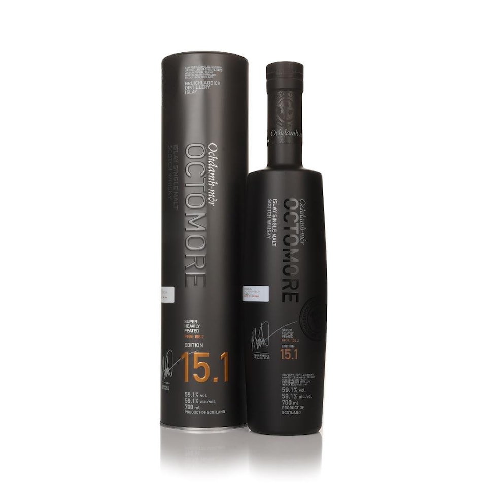 image 1 of Octomore - 15.1 Islay Single Malt 2018 5 year old Whisky | Multi | Smooth vanilla custard and sweet charred oak with heady peat smoke. | 1