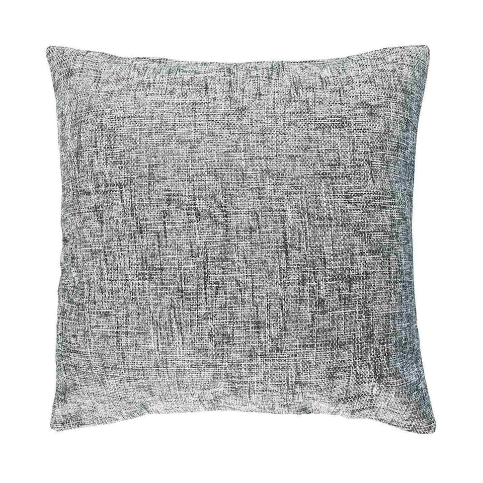 image 1 of Homescapes Textured Dark Grey Cushion Cover - 60 x 60 cm | Grey | Dark Grey | 60 x 60 cm