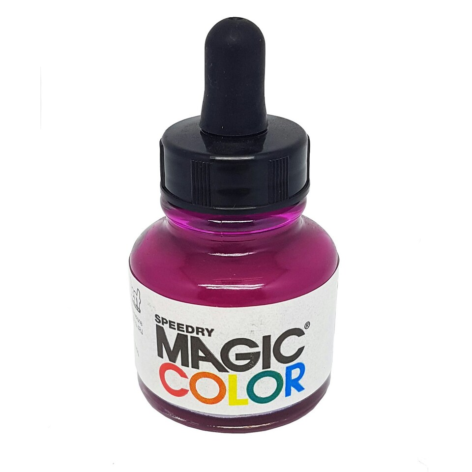 Magic Color - Liquid Acrylic Ink, 28ml bottle with pipette, MC610 Mars Red Red