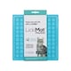image 1 of Lickimat Playdate Treat Interactive Mat Boredom Buster - Cat Turquiose