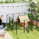 image 2 of PawHut Dog Pen, 12-Panel Puppy Pen for Large Dogs, 100Hcm, Black | Multi | Not provided