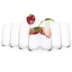 image 1 of LAV Terra Whiskey Glasses - 475ml - Clear - Pack of 6 Clear