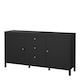 image 3 of Madrid Sideboard 2 Doors 3 Drawers in Matt Black