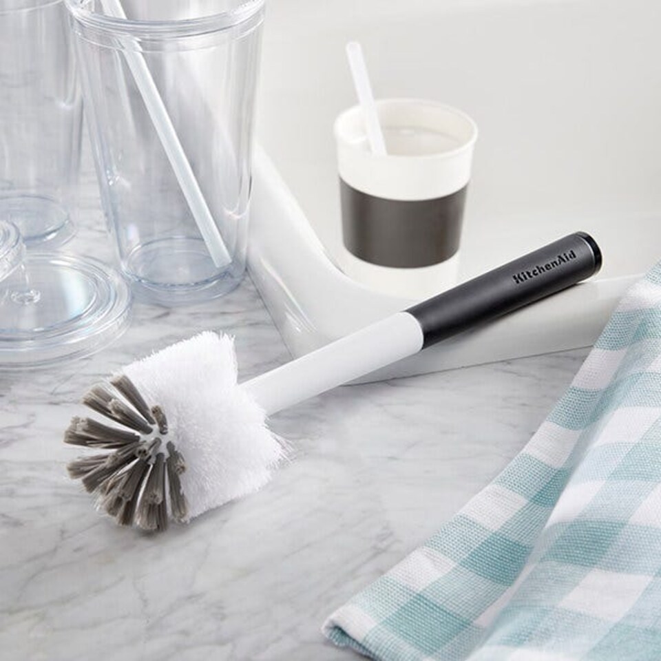 image 1 of KitchenAid Two Piece Cleaning Brush Set