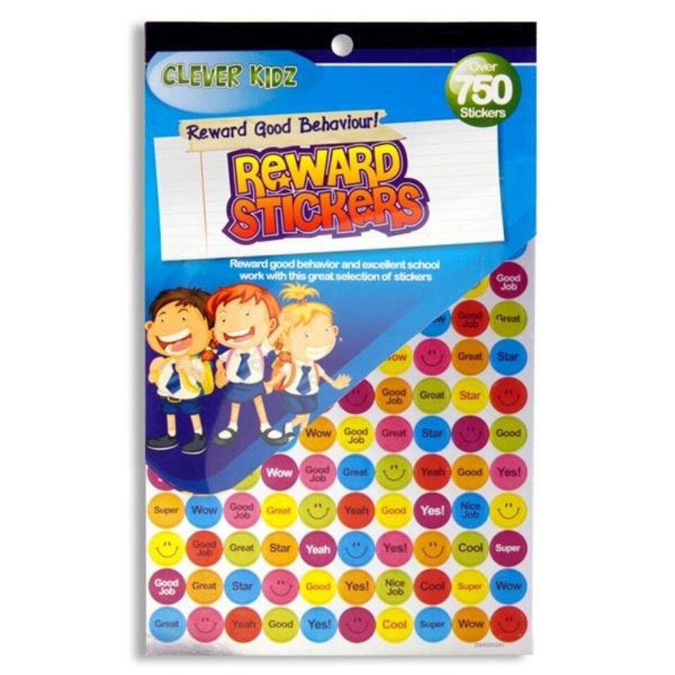 image 1 of Pack of 750+ Reward Stickers by Clever Kidz
