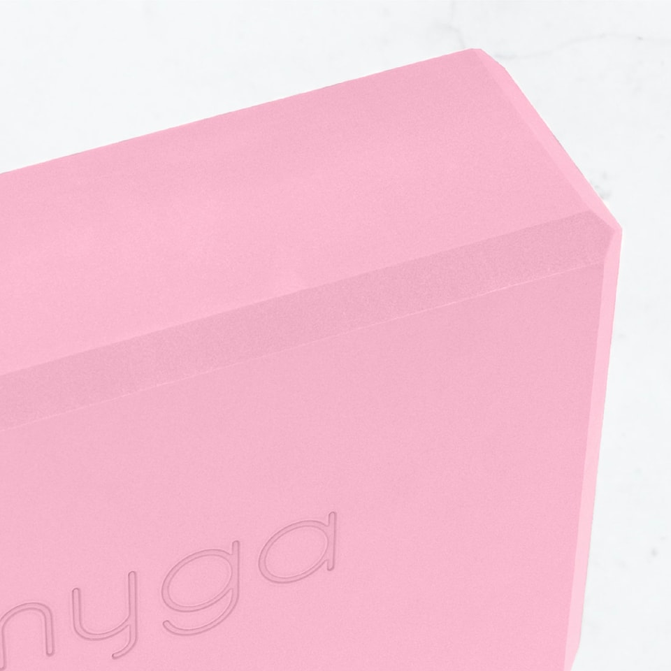 image 1 of Myga Pair of Foam Yoga Blocks - Dusty Pink