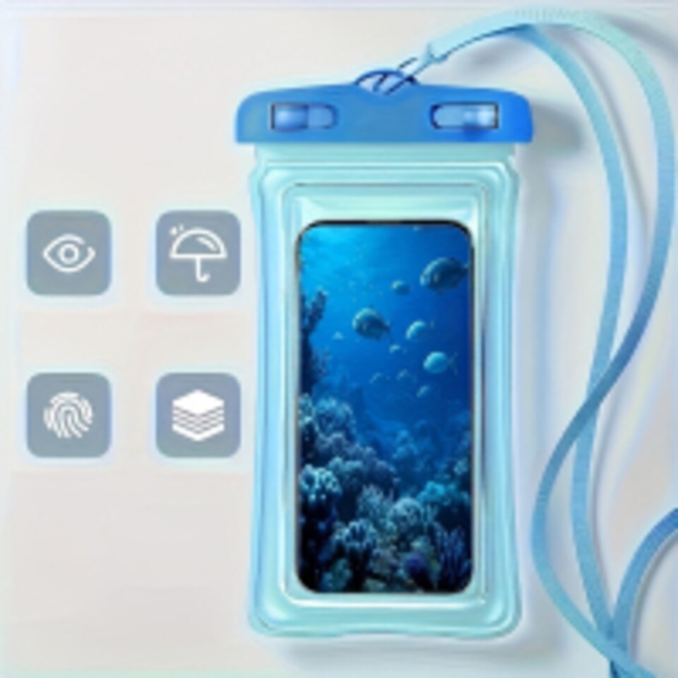 image 1 of IP65 Waterproof Floating Phone Pouch with Air Cushion Protection