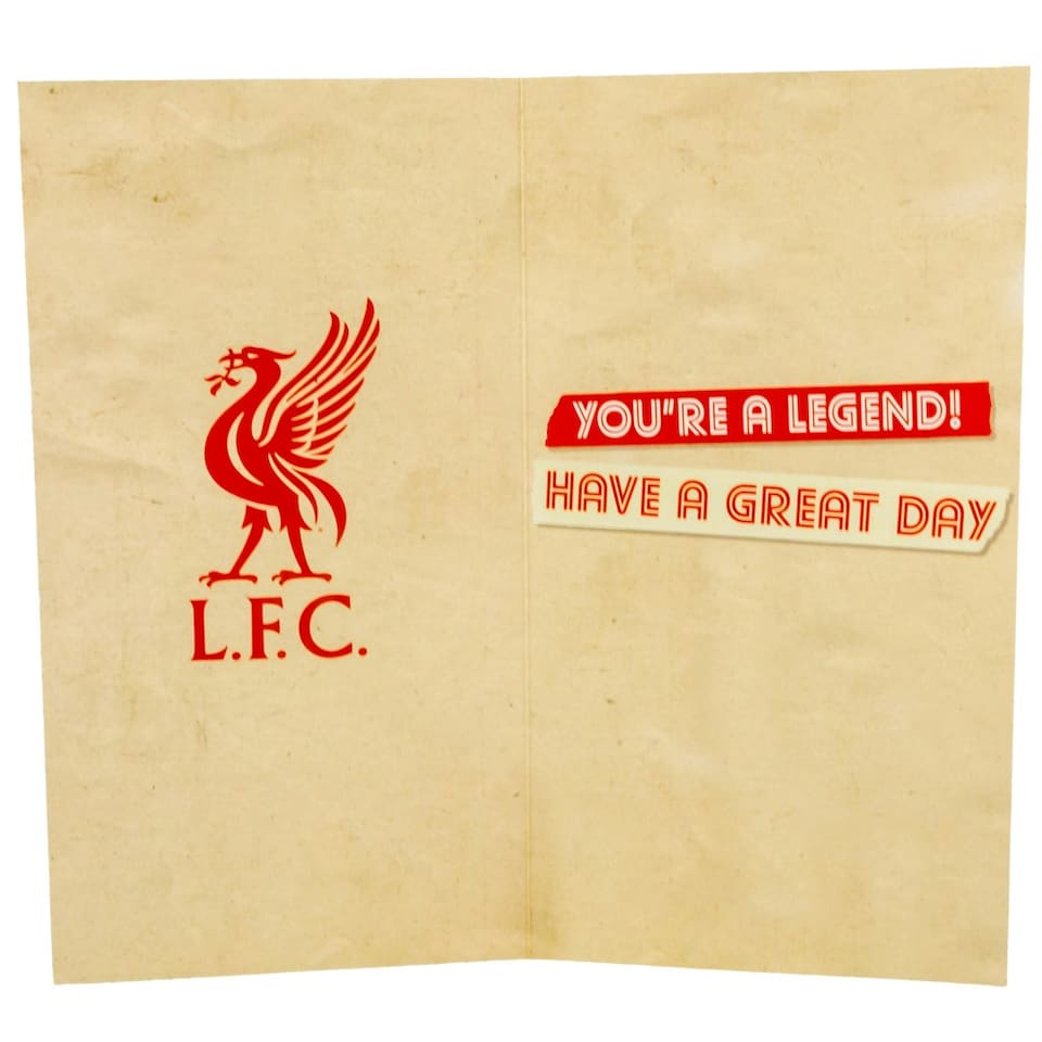 image 1 of Liverpool FC Dad Birthday Card - Red/White - One Size