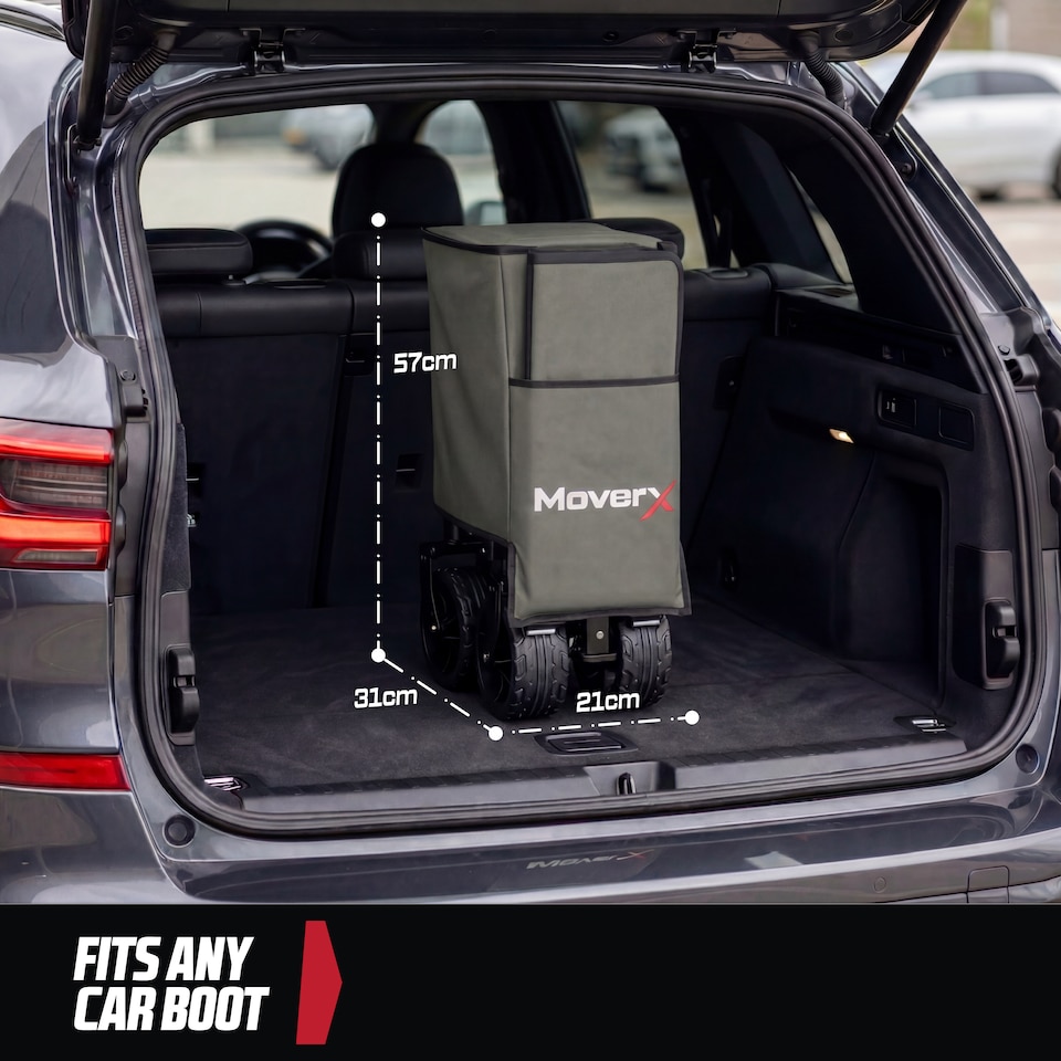image 1 of MoverX Premium Folding Camping Trolley / Festival Wagon 120L / 100kg
