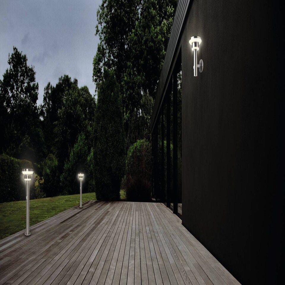 image 1 of OSRAM ENDURA Solar 40cm Post Outdoor Light 400 lm White
