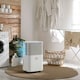 image 2 of HOMCOM 10L/Day Portable Quiet Dehumidifier for Home, Electric Air De-Humidifier